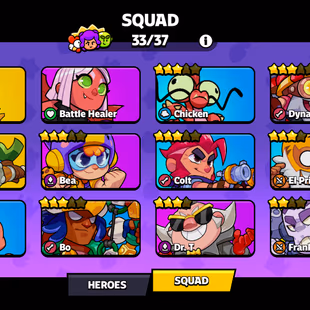 WORLD JOURNEY 142 LEVEL 🔥 || SQUAD 33 🔥|| 37000 COIN || HERO POINT 2500 || EMOTE-62 || 23-THREE STAR 8-TWO STAR - Image 5