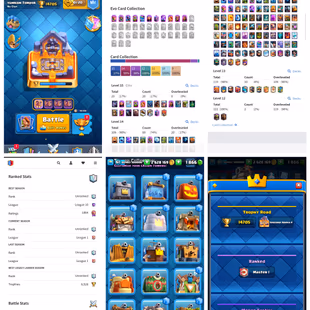 Canada Local || KT 15 (LVL.61) 111 CARDS MAX || Trophy Kissing, Lny Piggy, Pekka Ballon, Pish & Uc Rarest Emotes - Image 2