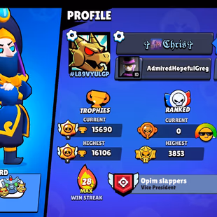 Brawl Stars : 39 BRAWLERS | 1 Legendary | 15690 TROPHIES | 993 VICTORIES | 65 LEVEL | 58 GEMS | FULL ACCESS | GIFT - Image 1