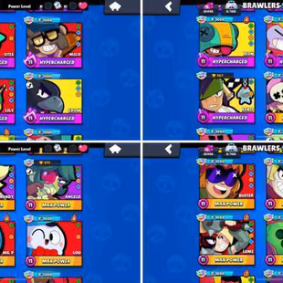 85K Trophies LVL171 | 93/93 Brawlers | 51 Max Brawlers - 34 Hypercharged | 256 Skins | 649 Pins | 312 Icons | 171 Sprays - Image 5
