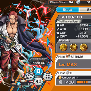 BR315-Hyber 54 Boost+6 Ex Max 11K Power+Vip Medal+SUP 162%+Kaido V2+Yamato Ace+Gear 5+Shank V3+White Beard+Yamato Hybrid - Image 7