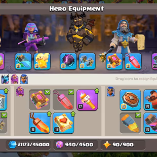 ❗[ PREMIUM TH-16 ]❗EB [23] | GG-SB [20] || HEROS: 70-88-45-52-32 || GOLDEN WALLS || STRONG DEF - TROOPS - Image 6
