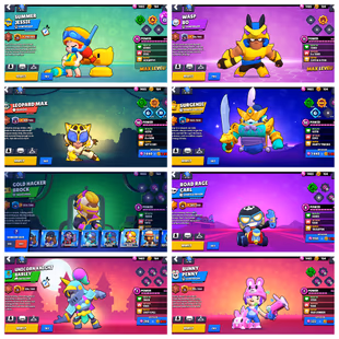44 Brawler||7k Trophy||Max brawler 3||SURGE.SPIKE||Hayperchrad 2||Skin 35||59 Gem's|| - Image 3