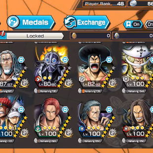 BR331-Hyber 39+7 Ex Meta Max(Lucci+Snake+Luffy Gear 5+Yamato Ace+Kid Law+Shank V3+White Beard)+SUP 159%+Good Medal+Jabra - Image 7