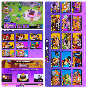 Xp(47)- Squad journey level(143)-Cool emote(68)-Leagendary character Available-Spell Collection All unlock-Cheap price - Image 4