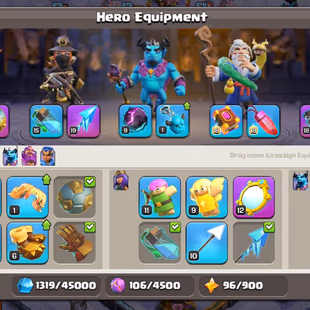 Th15 | [Legendary Snake Secnry] | Hero-74-82-65-23 | Wall Good | Defence Near Max |Equipment-GG-24-SB-20-EB-18 | XP-186 - Image 5