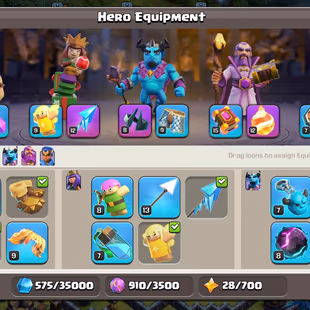 🌲[ TH-13 FULLY MAX - 6TH BUILDERS ]🌲E.BOOT [MAX] - 5X EPIC || MAX LIST: MAX DEFENCES - TROOPS - WALLS - HEROS - Image 6