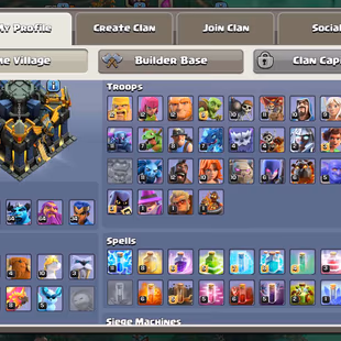 🔥[ PREMIUM TH-17 ]🔥AF [MAX] - FB [23] - FA [20] || HEROS: 70-83-64-64-34 || LEVEL: 16-17 WALLS || STRONG DEF - TROOPS - Image 3