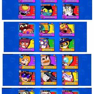 B41 & 47k Trophy | 37 Max Brawler | 28 Hypercharged | 230+ Skin | NC 60 | Full Access | - Image 3