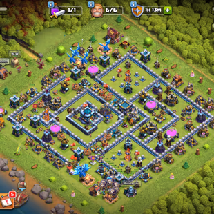 [ BEST TH13 ] 176 XP 💎 MAGIC ITEMS 💎 1771 GEMS | HERO'S 63-71-41-50-15  | 500 GEMS RENAME | QUICK DELIVERY - Image 1