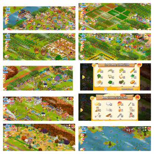 HAY DAY 123 LVL RARE FARM- TH 21 LVL-BEST DECORATIONS- BARN STORAGE 3400 SILO 3300-HAND MADE FARM  WITH ALL ITEMS-CHEAP - Image 1