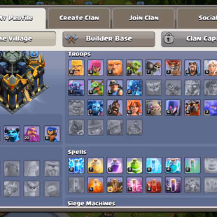 ❗[ WALLS MAX - PREMIUM TH-17 ]❗G.GUANTLET - FIREBALL || NICE DEFENCES - TROOPS || WALLS MAX [RARE] || - Image 3