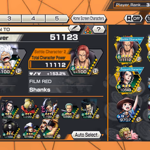 IOS-Android-3 Ex(Luffy G5 max-Shanks Film Red max-Big Mom Olin)-Good Medal-SP 153%-BF Soba max-Sugar-Doffy-Jack-HP773 - Image 2