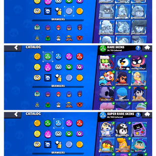 [ ESPORTS ] PREMIUM BS 73K CUPS | 40 ABOVE MAX TIER BRAWLERS | EXCLUSIVE SKINS | 55 MAX AND 19 HC | GEMS 176 | - Image 6