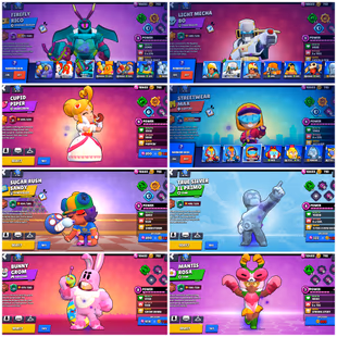54 Brawler | Trophy 18k | Max B 6 | Hayperchrad 2 | Skin 42 | True Silver Shelly+True Silver El Primo+ Spike+Surge+Sandy - Image 3