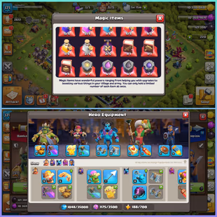 198|| LVL-171!TH-13 NEAR MAX! ALL TROOPS MAXED! HEROES-74|75|45|40|16| WALLS 14L! CLOSE MAX DEFENCES! NC FREE! - Image 4