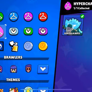29K Trophies LVL77 | 73-93 Brawlers | 16 Max Brawlers - 12 Hypercharged | 95 Skins | 250 Pins | 165 Icons | 86 Sprays - Image 6