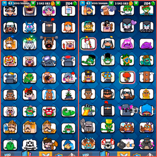 9k Trophies KT Level 15 | 63 3.5 Million Gold | 113 Max Cards | 18 Evolutions 35 Elites | 78 Level 14 Massive 272 Emotes - Image 6