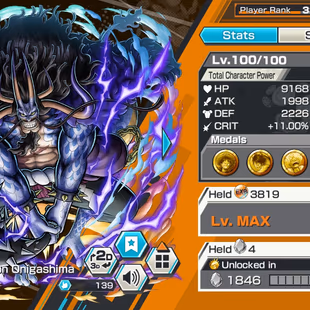 IOS-Android-3 Ex Max(Shanks Flim Red-Kaido v3-Roger)-Good Medal-SP 148%-BF(Obori-Whitebeard-Jack)-HP538 - Image 8