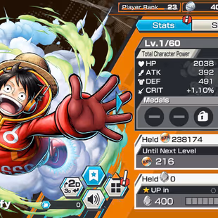 IOS-Android-3 Ex(S-Snake-Zoro-Roger)-BF Max(Egghead Zoro-S-Hawks-Shiryu-Katakuri-Neptune)-Support 129%-Good Medal-BR129 - Image 5