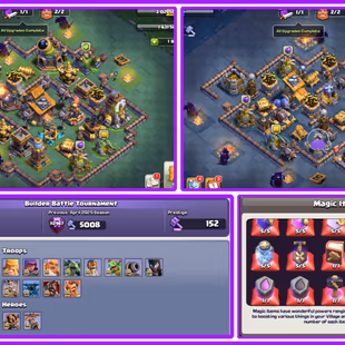  🦄✨[WORLD RARE]318XP TH17 FULL MAX 24830 LEGEND TROPHY COMPLETE HERO BASE BH10 STACK FREE RENAME READY TH18 4K WAR STAR - Image 7