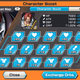 BR468-Shank V4 Full Boost+4 Ex(Akainu+White Beard+Oden)+Good Medal+Sup 150+New Uta Max+Rayleigh Max+Katakuri+Carrot Max - Image 1