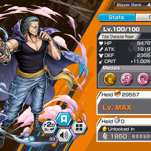4 Ex(Zoro-Shanks Red-Yamato Hybrid-Roger new)-Good Medal-SP 147%-King Max-Ben Beckman Max-King Alber-Vista max-HP744 - Image 4