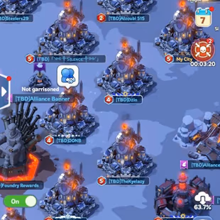 State 2178  - (2 in 1) -  VIP 8 - 245M Power  - 5 Avatar Frame - T10 Troop - Furnace 5 -  ( Max 4 Hero :  Lynn - Mia - F - Image 1