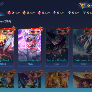 HERO MAX EMBLEM MAX SKIN 439 2 LEGEND NARUTO SAKURA SAINT SEIYA CHOU BADANG ZENETH SELENA ALL STAR MOSKOV GOOD ACC - Image 3