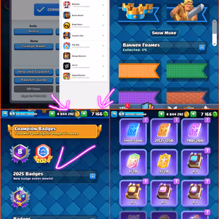 SUPERACCT ( RANK ACCT WITH RARE EMOTES(  119 MAXED 27 EVO 88 ELITE( KT 15 XP 73 ARENA 24(10K CUPS INSTANT - Image 4