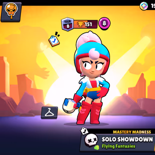 B1796||Trophy:19899||Total:47-92||All Brawler Good Level||Skin-Rare:9-Super Rare:13-Epic:6-Legendery:1||Best Deal - Image 1