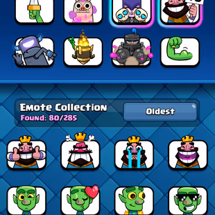XP 61 |! 5 MILLION GOLD |! 13-EVO 27-ELITE 108-MAX |! 10000 TROPHY |! 80 EMOTES |! 1500 GEMS - Image 6