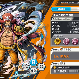IOS-Android-3 Ex Max(Zoro-Shanks Flim Red-Roger)-Good Medal-SP 150%-BF King Alber-Rayleigh V2-King v1-HP511 - Image 3