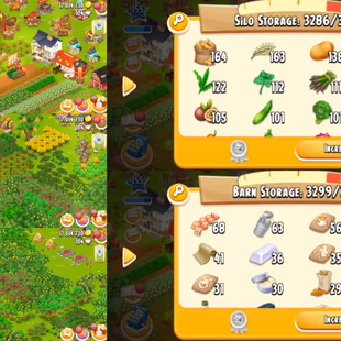 Rare🔥Level 155🔥Barn Storage 3299 | Silo Storage 3286 | Coin 17014730 | Coin 17 Milion | Awesome Account - Image 2