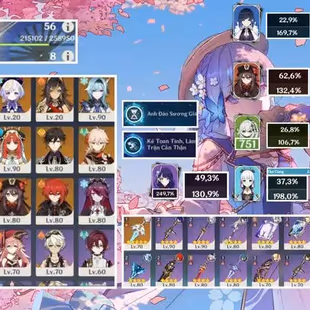 R271-ASIA-AR56-Dehya-Nahida-Nilou-Yelan-Raiden-Kazuha-Ayaka-Eula-Hutao-Zhongli-Qiqi-Klee-Diluc-Weapon: 0 - Image 1