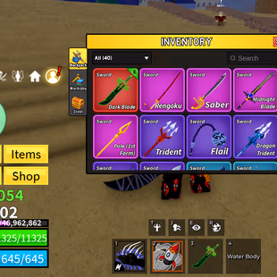 SEA 2 | LVL 1602 | 2 PERMS (ICE + ROCKET) | DARK BLADE | 20+ FRUITS - Image 6