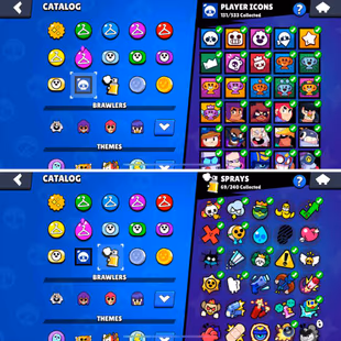32K Trophies LVL170 | 78-93 Brawlers | 13 Max Brawlers - 9 Hypercharged | 90 Skins | 187 Pins | 135 Icons | 78 Sprays - Image 8