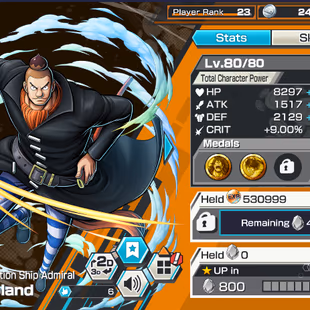 BR188-IOS+Android-Kid Law Boost 35-52 and 11k Power+Aramaki Max+Noland+Kalgara+Sanji+Uta+Karasu+Support 128%+Good Medal - Image 5