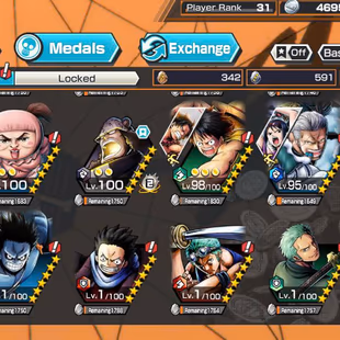 BR607-IOS+Android-Garp Boost 3+5 Ex(Lucci+Akainu+Snake+Shank)+Good Medal+Support 145+Pacifista Max+Kaku+S-Bear+Egg Zoro - Image 4