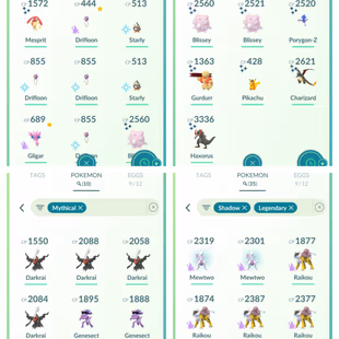 Lvl 70 | Mystic | 35 Shiny Legends | 10 Millions Stardust | DPS015 - Image 3