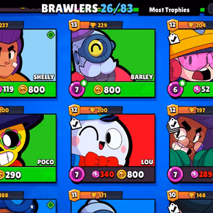 Brawl Stars : 26 BRAWLERS | 1 Legendary | 4772 TROPHIES | 42 LEVEL | 678 VICTORIES | FULL ACCESS | GIFT - Image 7
