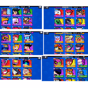 83 Brawler||Trophy 40k||WHITE WOLF LEON SKIN||Max brawler 32||Skin 90||Legendary skin 4||gem's 185|Hayperchrad 13|| - Image 2