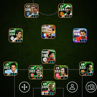 RARE STRENGTH 3202-Tevez 106-Griezmann-Oliver 105-Cole-Batistuta-Rummenigge-Raul 104-Franz-Belletti-Caceres-Rijkaard-Sil - Image 1