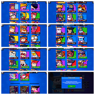 39 Brawler||Trophy 10k||WHITE WOLF LEON SKIN||Max brawler 4||Crow.Leon||Hayperchrad 3||Skin 27||10k Coin||128 Gem's|| - Image 2