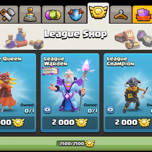 [ TH-11 FULL MAX - 2500 MEDALS FUL ] || 10'000 GEMS || MAX DEFENCES - TROOPS - WALLS MAX || HEROS: 41-50-30-20 || - Image 6