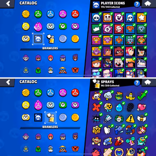 30K Trophies LVL68 | 79/99 Brawlers | 21 Max Brawlers - 13 Hypercharged | 126 Skins | 341 Pins | 174 Icons | 102 Sprays - Image 8