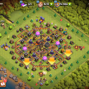 [ BEST TH10 ] 92 XP | MAGIC ITEMS | 1238 GEMS | HERO'S 40-40-20  | 500 GEMS RENAME | QUICK DELIVERY - Image 1