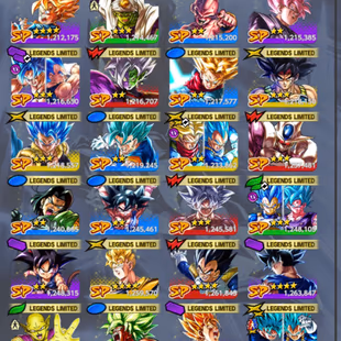 D782-IOS+Androi+6 UL(SS4 Vegeta+SS4 Gogeta+Majin)+598 Million Power+45 Legend+Good Equipment+Some LL Full Star+Good Team - Image 4