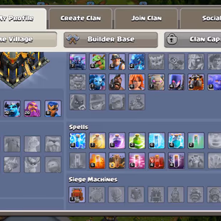 ❗[ WALLS MAX - PREMIUM TH-17 ]❗G.GUANTLET - FIREBALL || NICE DEFENCES - TROOPS || WALLS MAX [RARE] || - Image 4