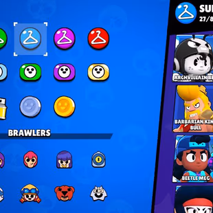 RARE PSG MIKE 30000 TROPHIES | 3 HYPER 13 MAX 74|80 BRAWLERS UNLOCKED 61 SKINS | RENAME AVAILABLE INSTANT DELIVERY - Image 2